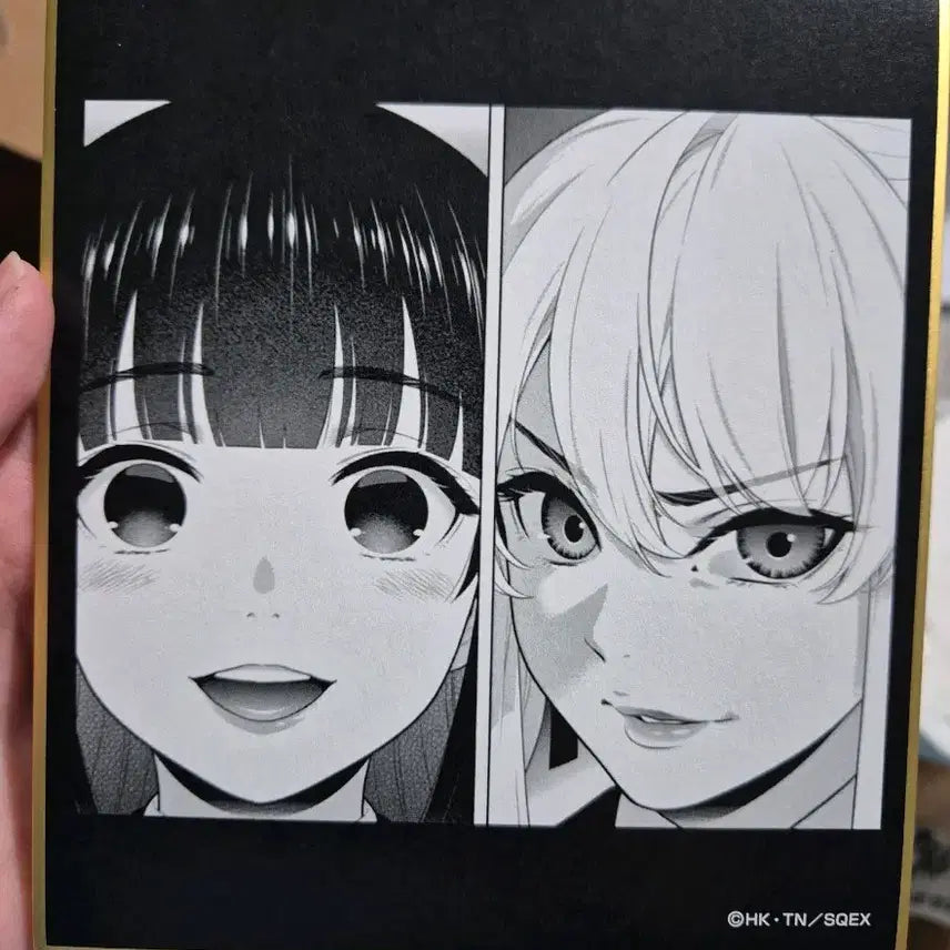 [BUNJANG] Kakegurui Yumeko & Meari Shikishi Pop-up Limited Edition / 카케구루이 팝업 색지 유메코 메아리