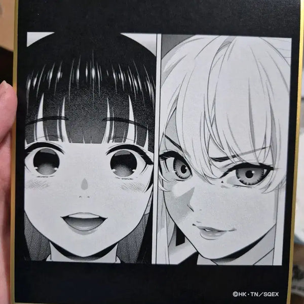 [BUNJANG] Kakegurui Yumeko & Meari Shikishi Pop-up Limited Edition / 카케구루이 팝업 색지 유메코 메아리
