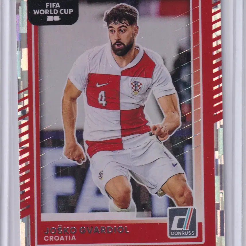 [BUNJANG] Josko Gvardiol 2025-26 Donruss Silver Foil Croatia Soccer Card #57 / 요슈코 그바르디올 실버포일 25-26 돈러스 크로아티아