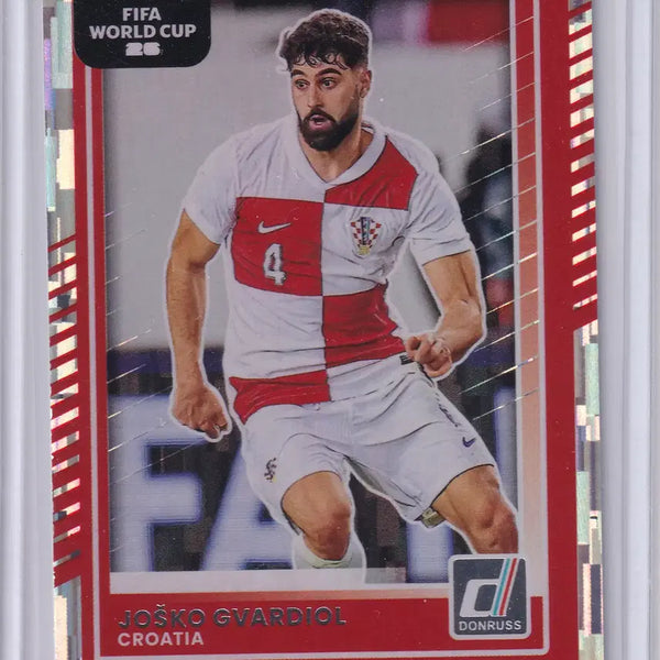 [BUNJANG] Josko Gvardiol 2025-26 Donruss Silver Foil Croatia Soccer Card #57 / 요슈코 그바르디올 실버포일 25-26 돈러스 크로아티아