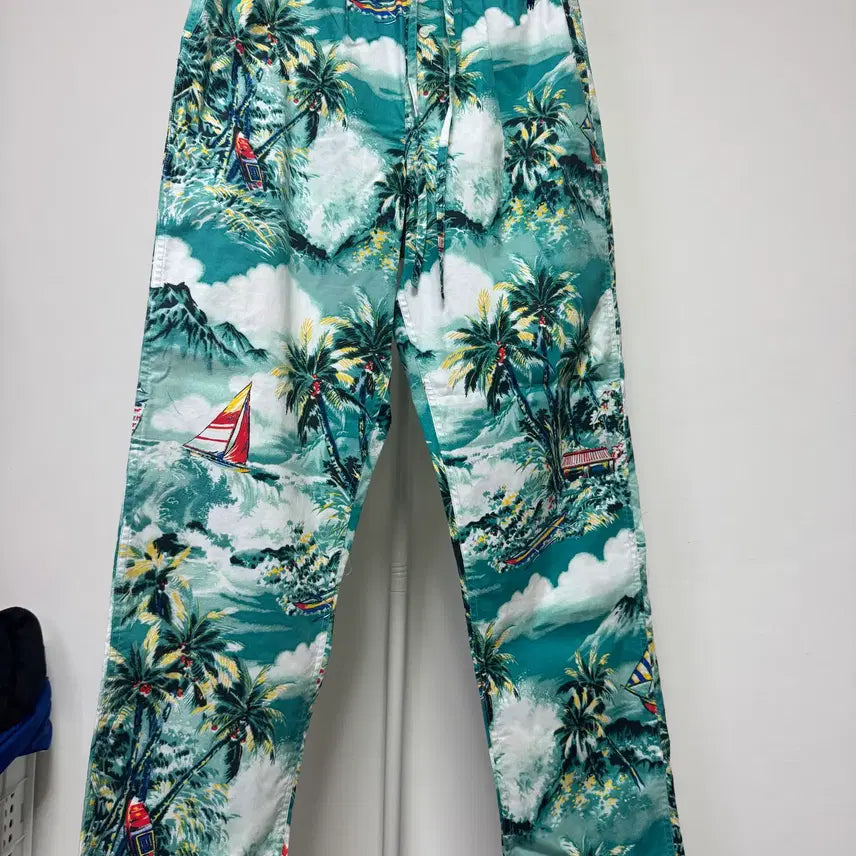 [BUNJANG] Polo Ralph Lauren Banding Pants Sample M / 폴로 랄프로렌 파자마 밴딩 팬츠 샘플제품 그린 M