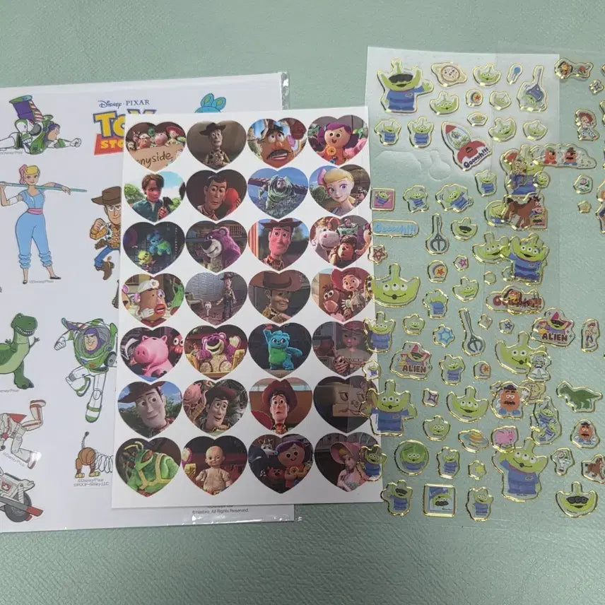 [BUNJANG] Toy Story Sticker Bundle Set (Alien, Woody, Buzz, Lotso) / |일괄세트처분| 토이스토리 스티커 알린우디버즈랏소제시