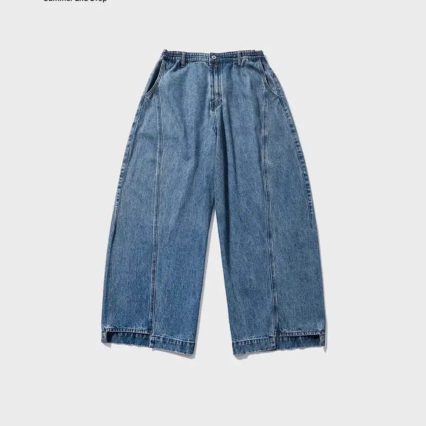 [BUNJANG] Anglan Wide Curved Denim Pants / 앵글런 와이드 커브드 데님 팬츠 판매