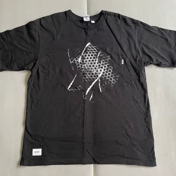 [BUNJANG] Vans x WTAPS Short Sleeve T-Shirt Black / [L]반스xwtaps(더블탭스) 반팔 티셔츠 블랙