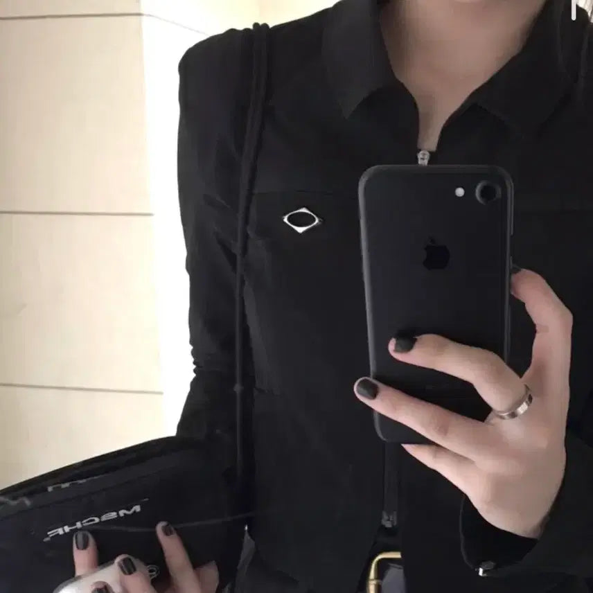 [BUNJANG] Mischief Uniform Zip-up Jacket Black / 미스치프 유니폼 집업 자켓 블랙
