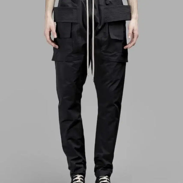 [BUNJANG] Rick Owens Black Taekwondo Cargo Pants Size S / RICK OWENS 릭오웬스 태권도 카고 팬츠 블랙 S