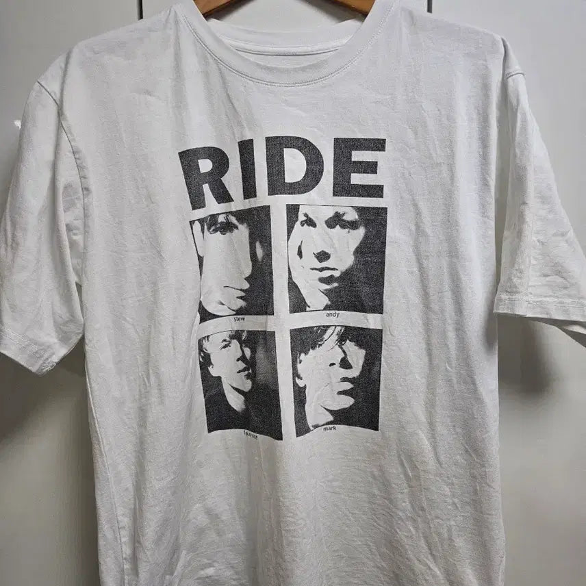 [BUNJANG] Vintage Ride Band T-Shirt XL / 락 빈티지 RIDE 밴드 반팔 티셔츠 / XL 105
