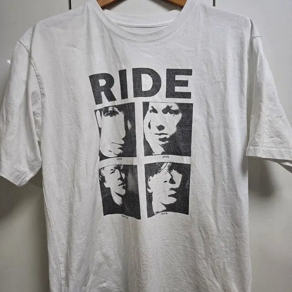 [BUNJANG] Vintage Ride Band T-Shirt XL / 락 빈티지 RIDE 밴드 반팔 티셔츠 / XL 105