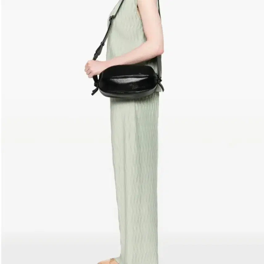 [BUNJANG] HEREU Boya Large Glossy Crossbody Bag Black / 헤이루(HEREU) in Spain 보야 라지 유광 크로스백