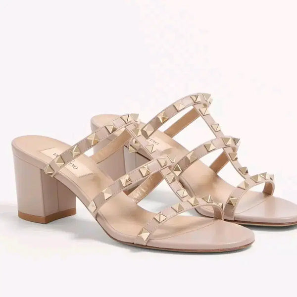 [BUNJANG] Valentino Garavani Rockstud Slide Sandals / 최종가 발렌티노 가라바니 락스터드 슬라이드 샌들