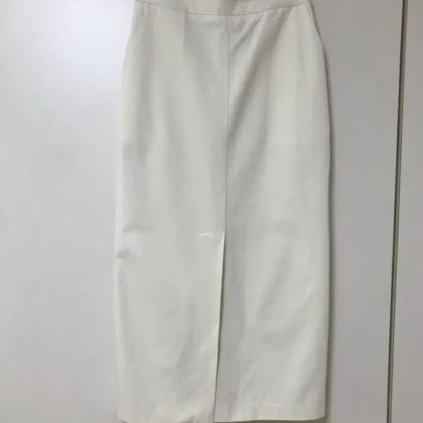 [BUNJANG] GROOVY-J Cream Ivory Long H-Line Skirt / GROOVY-J  크림 아이보리 롱 H 스커트
