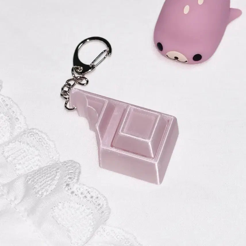 [BUNJANG] Chocolate Clicker Keyring / 실크 초콜렛 클리커 키링
