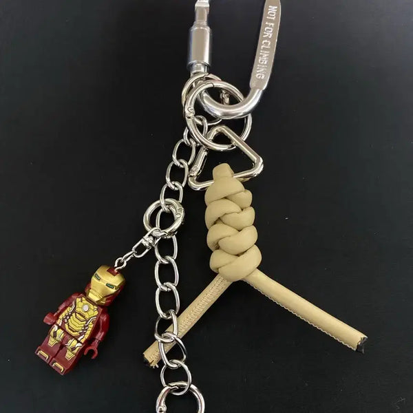 [BUNJANG] Triangle Rope Keychain / 트라이앵글 로프 피규어 키링