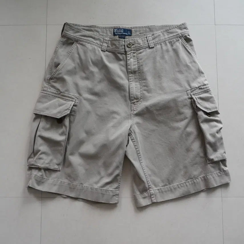 [BUNJANG] Polo Ralph Lauren 90s Beige Cargo Shorts 36 / 90s 폴로 랄프로렌 베이지 카고 반바지 36