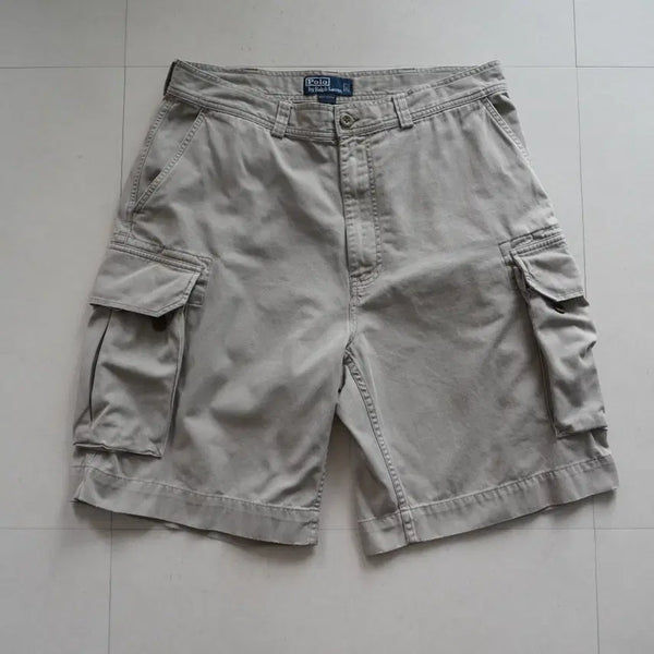 [BUNJANG] Polo Ralph Lauren 90s Beige Cargo Shorts 36 / 90s 폴로 랄프로렌 베이지 카고 반바지 36