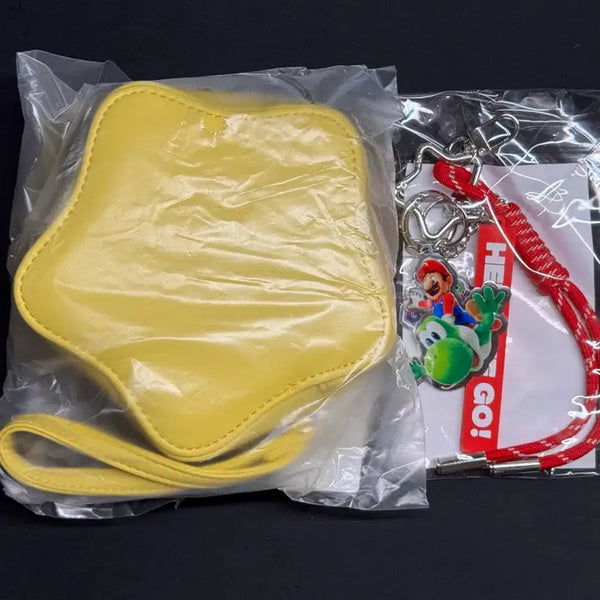 [BUNJANG] Amore Mall Star Pouch + Super Mario Keychain / 아모레몰 별 파우치 + 슈퍼마리오 키링