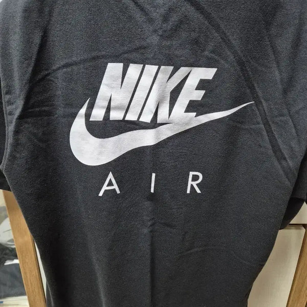 [BUNJANG] Nike Air Logo Black T-Shirt (L) / 나이키 반팔 L