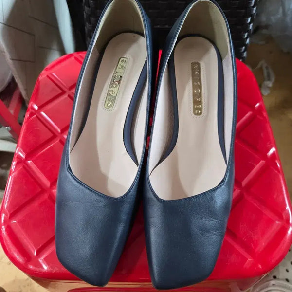 [BUNJANG] MISOFE Women's Navy Leather Shoes / 미소페 여성 구두 네이비