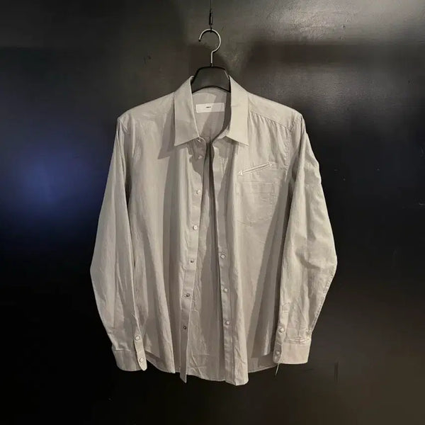 [BUNJANG] TOGA VIRILIS Embroidered Pocket Shirt / 토가 비릴리스 자수 포켓 셔츠