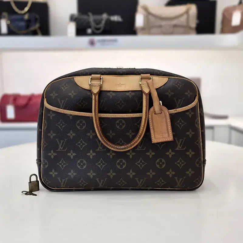[BUNJANG] Louis Vuitton Monogram Canvas Deauville Tote Bag M47270 / 루이비통 모노그램 캔버스 도빌 토트백 M47270