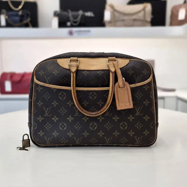 [BUNJANG] Louis Vuitton Monogram Canvas Deauville Tote Bag M47270 / 루이비통 모노그램 캔버스 도빌 토트백 M47270