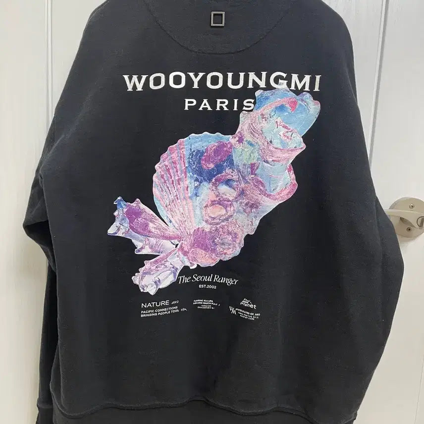 [BUNJANG] Wooyoungmi 25FW 3D Coral Sweatshirt Black Size 52 / 25FW 우영미 3D 코랄 맨투맨  52