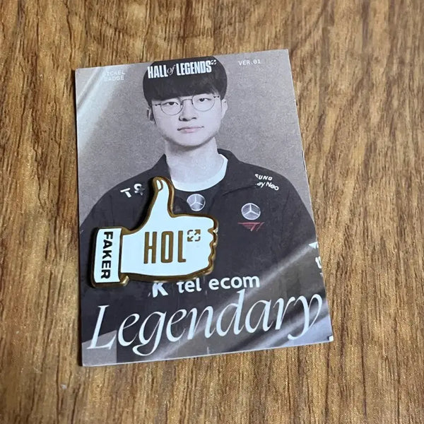 [BUNJANG] Faker Hall of Fame Limited Edition Badge / 페이커 한정판 뱃지 (명예의 전당)
