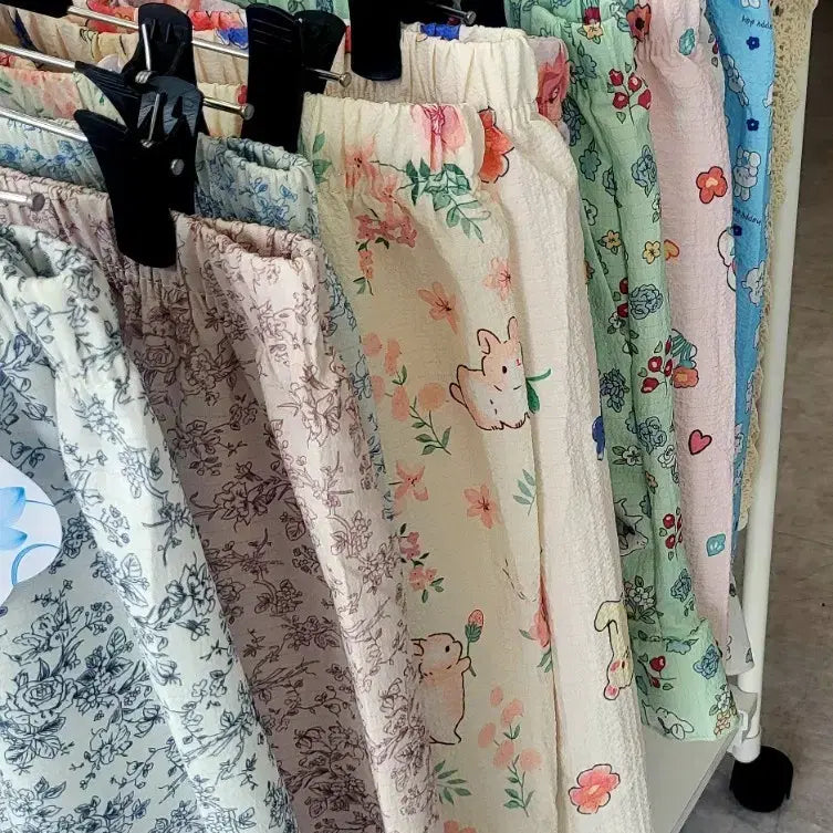 [BUNJANG] Women's Sleep Pants - Rayon Fabric / 홈웨어 잠옷바지