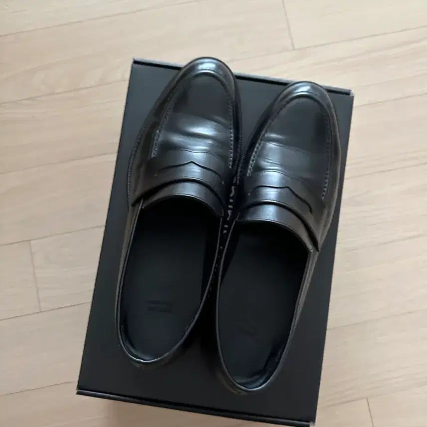 [BUNJANG] Musinsa Standard Penny Loafers Black Calfskin Size 270 / 무신사 스탠다드 페니 로퍼 270 소가죽