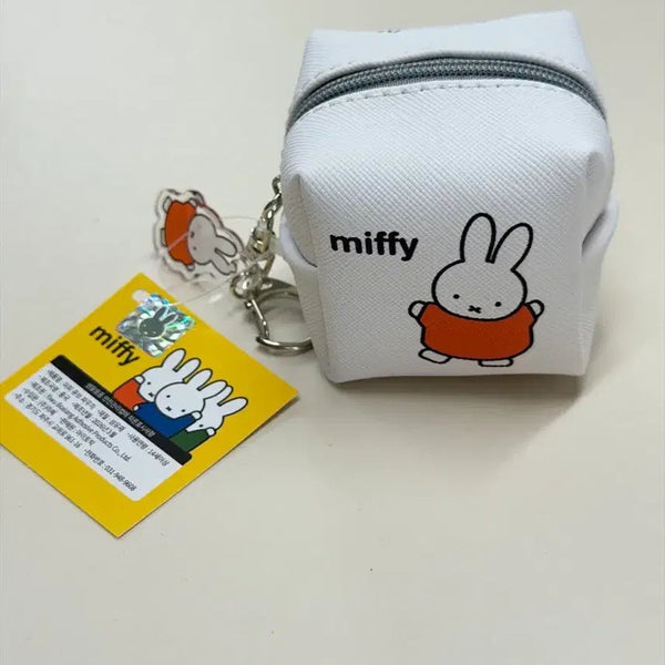 [BUNJANG] Miffy Official Pouch Coin Purse with Keychain (New) / 정품 미피 파우치 동전지갑 키링 새상품