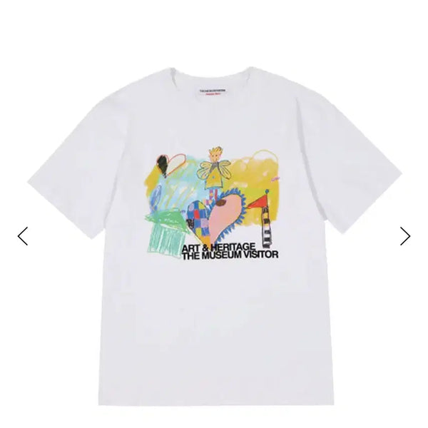 [BUNJANG] The Museum Visitor Short Sleeve T-Shirt L / 더뮤지엄비지터 반팔 티셔츠 L