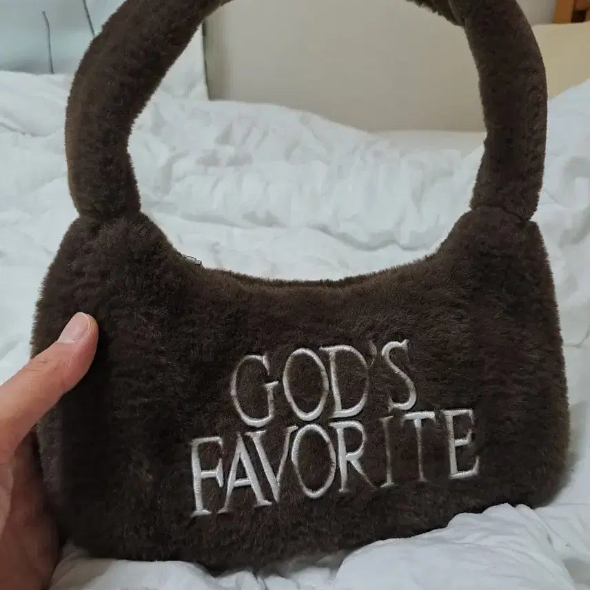 [BUNJANG] Brown Fur Bag Shoulder Bag / 퍼 가방 브라운색상