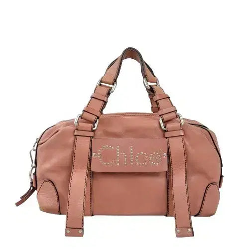 [BUNJANG] Chloé Lambskin Parsy Tote Bag Vivid Peach / 정품 끌로에 램스킨 패츠(parsy) 토트백