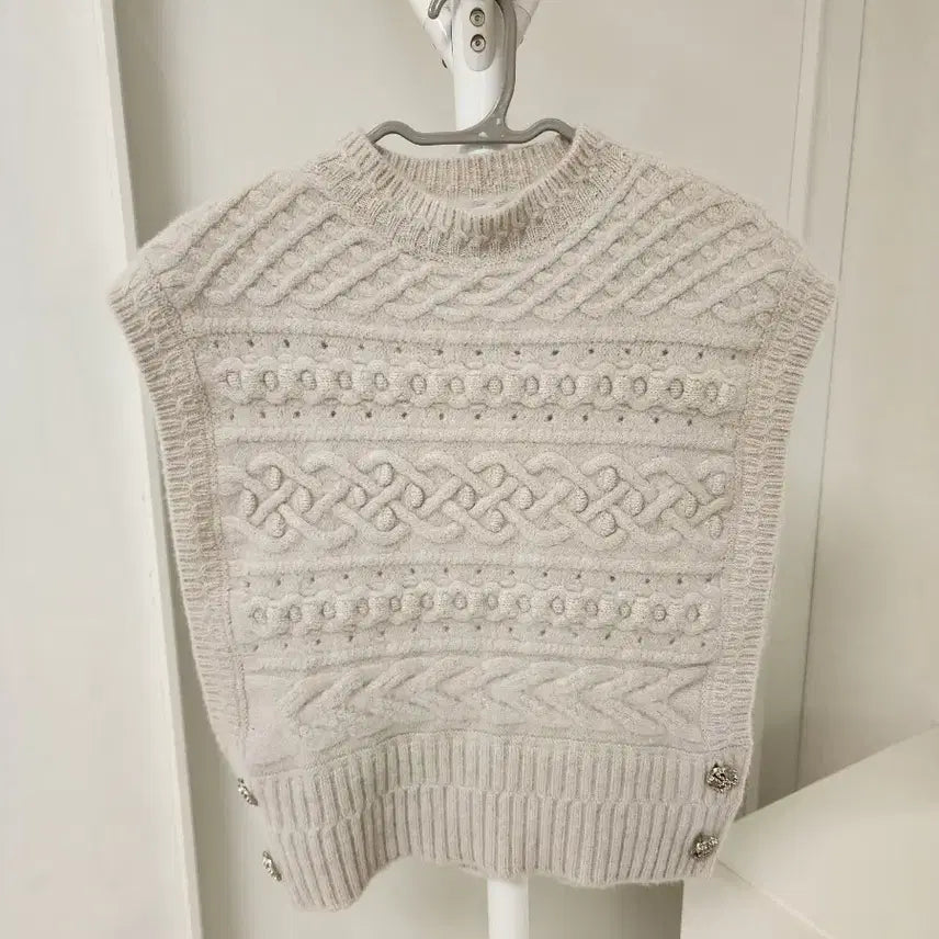 [BUNJANG] Time Cashmere Knit Vest / 타임 캐시미어 니트 조끼(1회 착용)