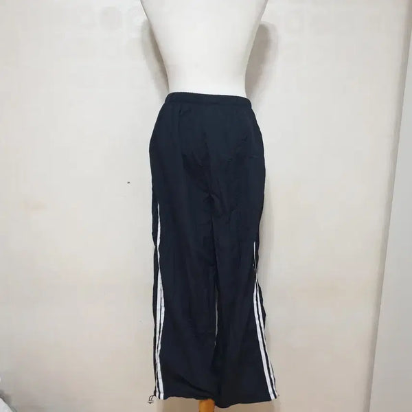 [BUNJANG] Women's Comfortable Lounge Pants - Black, Size 55 / 얇은바지55 츄리닝바지55 통츄리닝바지55