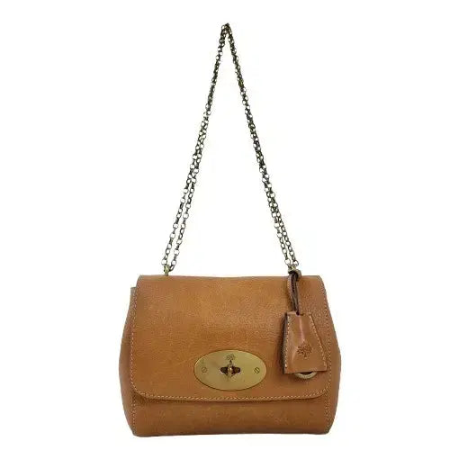 [BUNJANG] Mulberry Brown Leather Lily Bag (Shoulder/Crossbody) / 정품 멀버리 브라운 가죽 릴리백 (숄더/크로스바디)