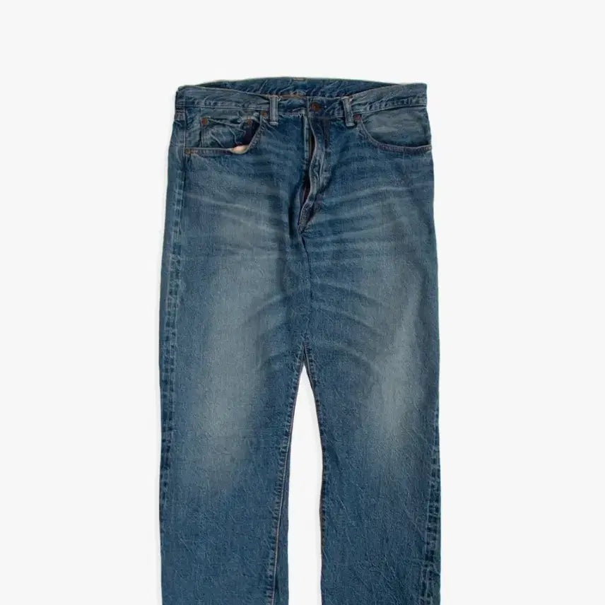 [BUNJANG] Warehouse & Co. 1105 Second Hand Midium Wash Jeans (Size 33) / 웨어하우스 세컨드핸드 1105 미딩엄워시 33