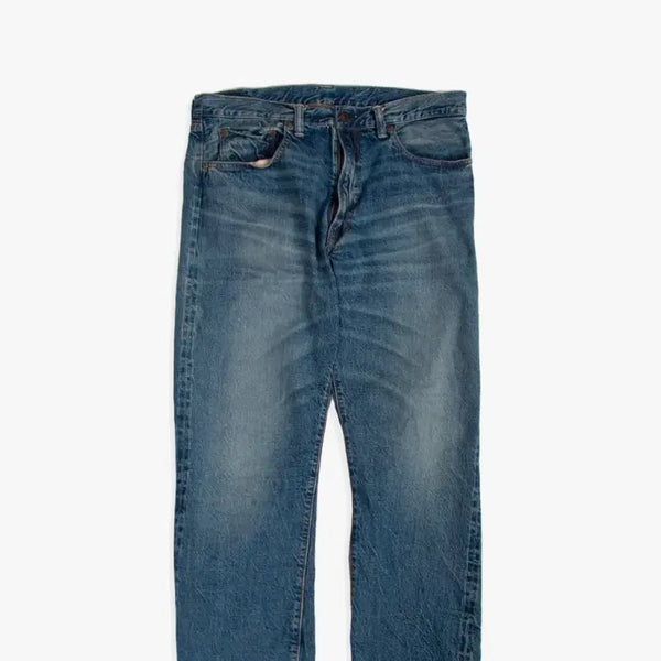 [BUNJANG] Warehouse & Co. 1105 Second Hand Midium Wash Jeans (Size 33) / 웨어하우스 세컨드핸드 1105 미딩엄워시 33