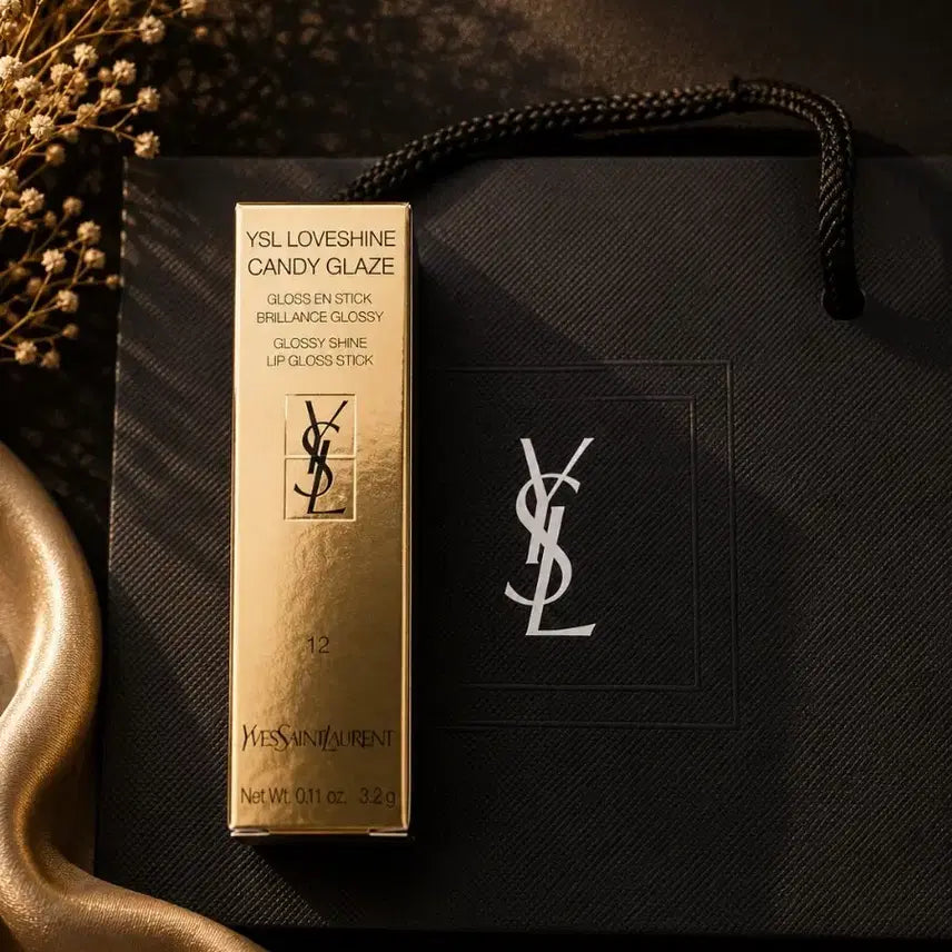 [BUNJANG] Yves Saint Laurent Loveshine Candy Glaze Lipstick No. 12 3.2g / 입생로랑 러브샤인 캔디 글레이즈 12호 3.2g