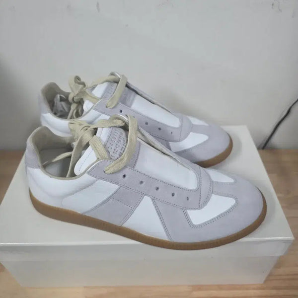 [BUNJANG] Maison Margiela Replica Sneakers Calfskin White 37.5 Women's / 메종 마르지엘라 카프스킨 레플리카 스니커즈 화이트 37.5 여성용