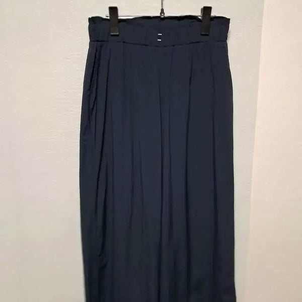 [BUNJANG] Giverny Navy Pleated Culottes Pants L / (여름신상품)지베르니 네이비색 플리츠 큐롯 팬츠 L 가격내림