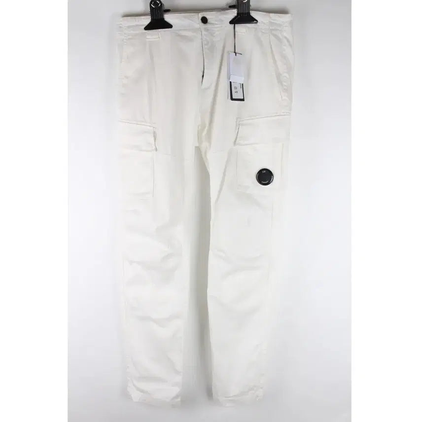 [BUNJANG] CP Company Lens Cargo Jogger Pants White 50 / [N급,당일발송]CP컴퍼니 렌즈 카고 조거 팬츠 화이트 50(32~34)