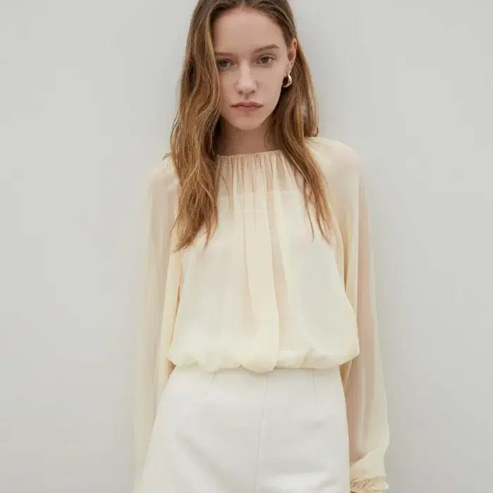 [BUNJANG] The Booondocksaints Silk Blouse / 더분독세인츠 실크 블라우스