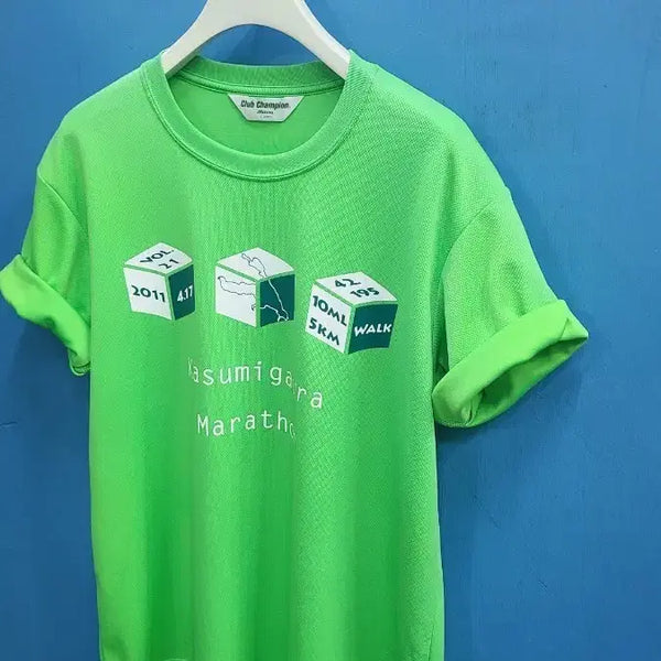 [BUNJANG] Mizuno 2011 Japanese Edition Marathon/Running Short Sleeve T-Shirt / 미즈노 2011년산 일본판 마라톤/러닝 반팔티