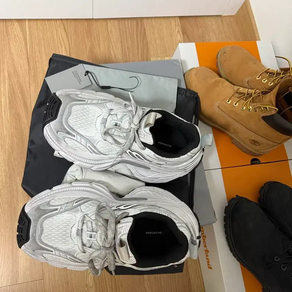 [BUNJANG] Balenciaga 10XL Sneakers White Black Grey / 41 발렌시아가 10XL 스니커즈 화이트 블랙 그레이