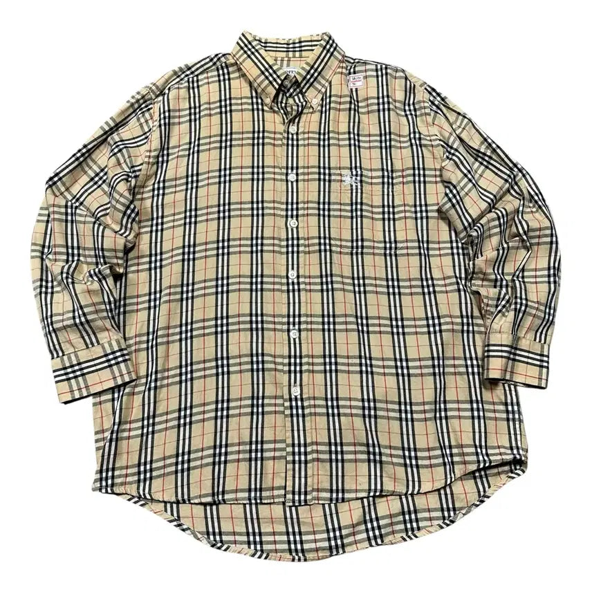 [BUNJANG] Burberry Vintage Nova Check Shirt L / (바배) 버버리 빈티지 노바체크 셔츠