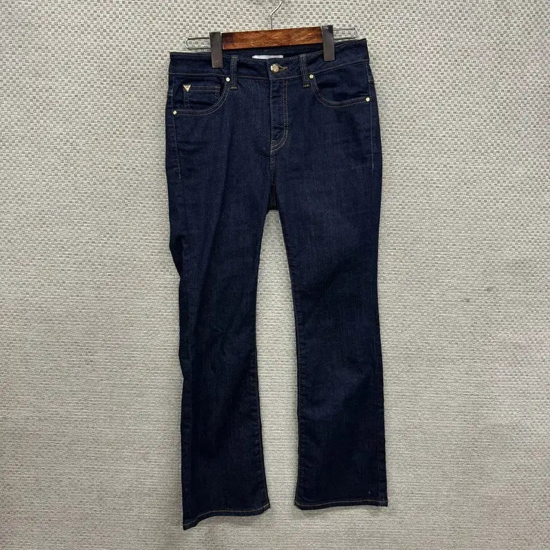 [BUNJANG] Guess Gold Button Span Denim Jeans 27 Inch / 게스 금장 스판 데님 청바지 27인치 D00341