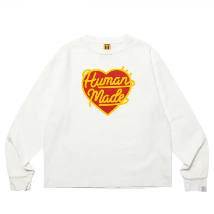 [BUNJANG] Human Made Heart Long Sleeve L / 휴먼메이드 하트 롱슬리브 L