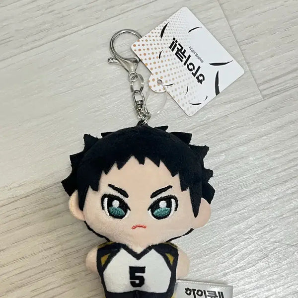 [BUNJANG] Haikyuu!! Akaashi Plush Keychain / [새상품] 하이큐 아카아시 인형 키링