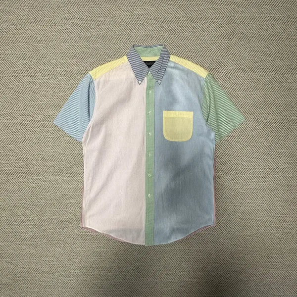 [BUNJANG] Brooks Brothers Seersucker Half Shirt / BROOKS BROTHERS seersucker half shirt